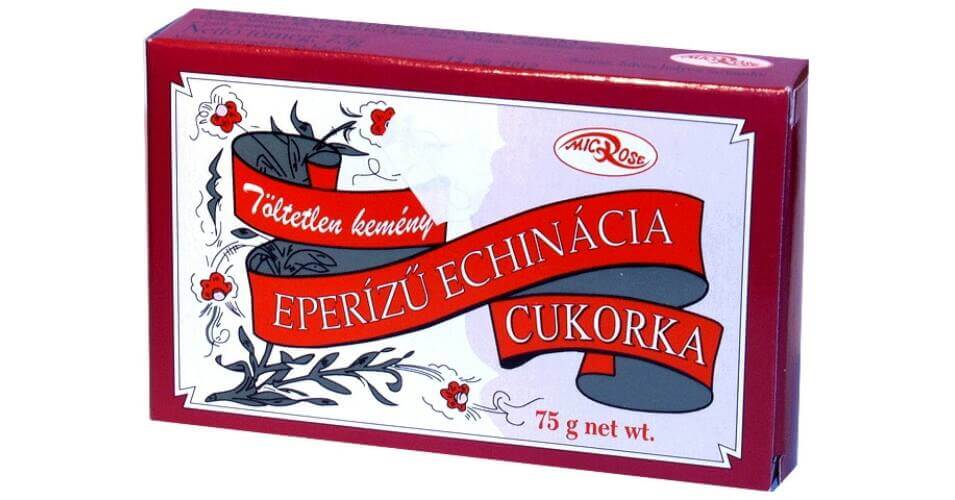 Microse echinácia cukorka eper 75 g